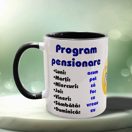 CĂNI PERSONALIZATE - CANĂ MESAJ pt. PENSIONAR