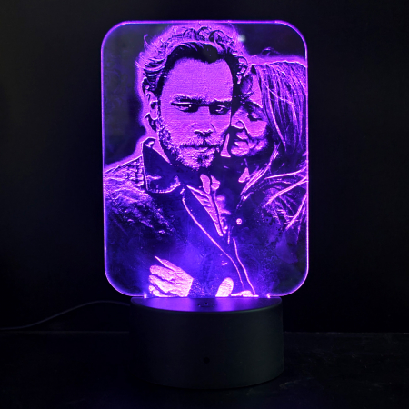 LĂMPI 3D - LAMPĂ 3D FOTO DREPTUNGHIULARĂ