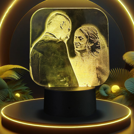 LAMPĂ 3D FOTO PĂTRATĂ [2]