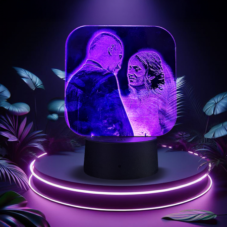 LAMPĂ 3D FOTO PĂTRATĂ [3]