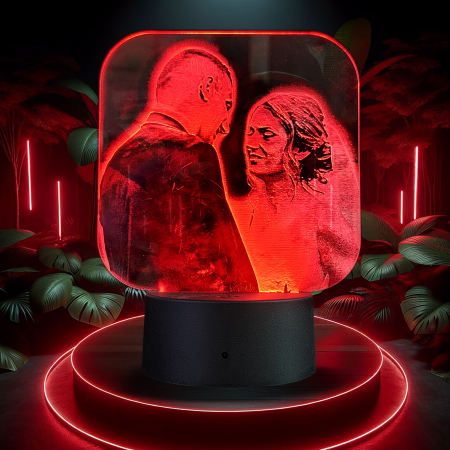 LAMPĂ 3D FOTO PĂTRATĂ [5]