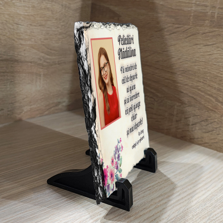 PIATRĂ DE ARDEZIE ABSOLVIRE (Mesaj și fotografie) ABSOLVENTĂ [1]