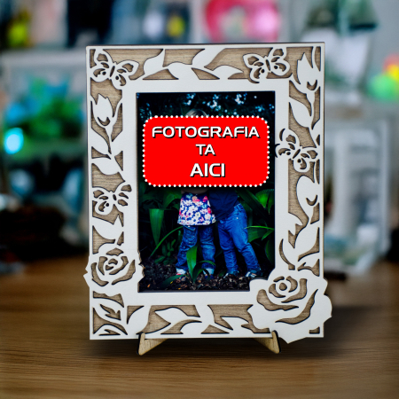RAMĂ FOTO 13x18cm TRANDAFIRI [1]