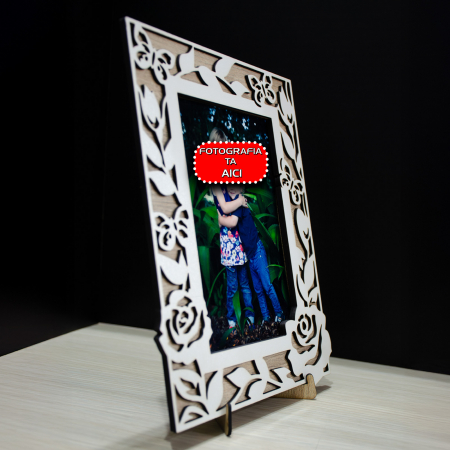 RAMĂ FOTO 13x18cm TRANDAFIRI [2]