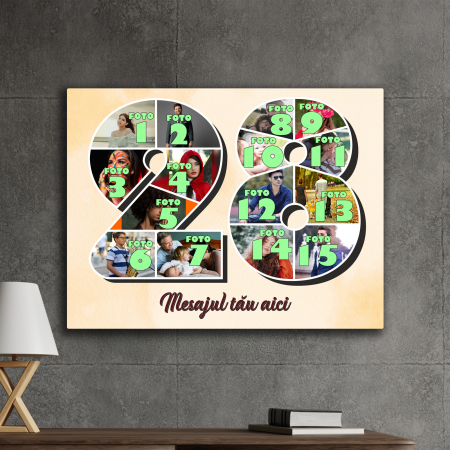 TABLOURI CANVAS VÂRSTĂ 1-100 - TABLOU CANVAS 28 de ani