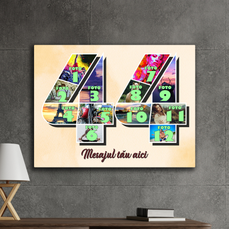 TABLOURI CANVAS VÂRSTĂ 1-100 - tablou canvas personalizat colaj foto varsta