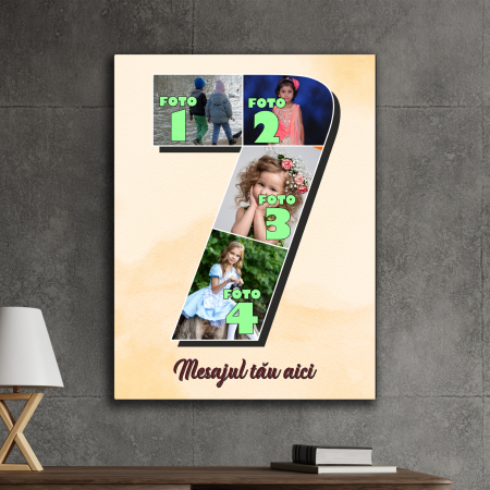TABLOURI CANVAS VÂRSTĂ 1-100 - tablou canvas personalizat colaj foto varsta