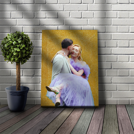 Tablou canvas cu SCLIPICI AURIU [1]