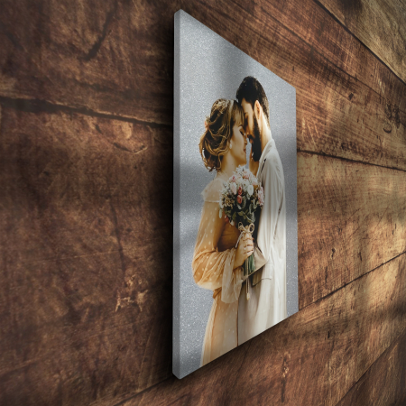 Tablou canvas cu SCLIPICI ARGINTIU [4]