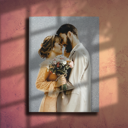 TABLOURI CU SCLIPICI - Tablou canvas cu SCLIPICI ARGINTIU