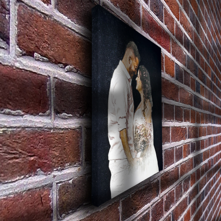 Tablou canvas cu SCLIPICI NEGRU [4]