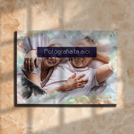 TABLOU CANVAS EFECT ACUARELĂ (dreptunghi model 10) [6]