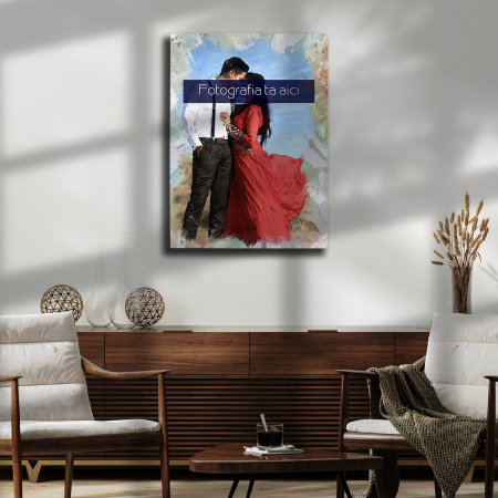 TABLOU CANVAS EFECT ACUARELĂ (dreptunghi model 10) [5]