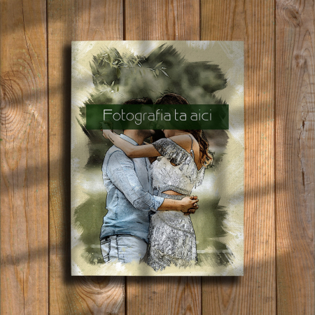 TABLOU CANVAS EFECT ACUARELĂ (dreptunghi model 11) [7]