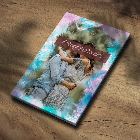 TABLOU CANVAS EFECT ACUARELĂ (dreptunghi model 2) [5]