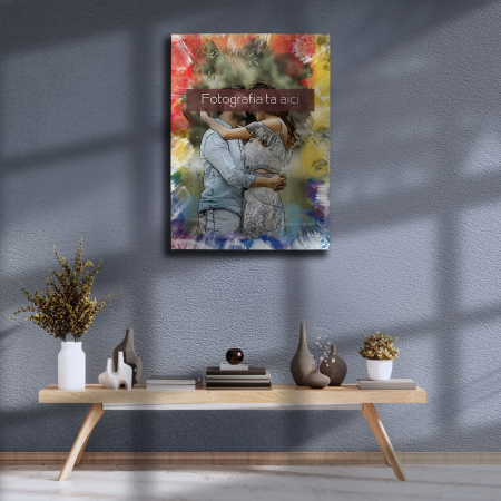 TABLOU CANVAS EFECT ACUARELĂ (dreptunghi model 3) [5]