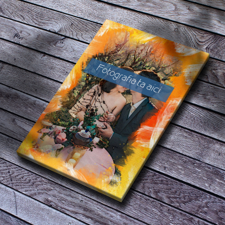 TABLOURI CANVAS EFECTE SPECIALE - TABLOU CANVAS EFECT ACUARELĂ (dreptunghi model 4)