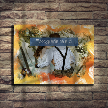 TABLOU CANVAS EFECT ACUARELĂ (dreptunghi model 4) [1]