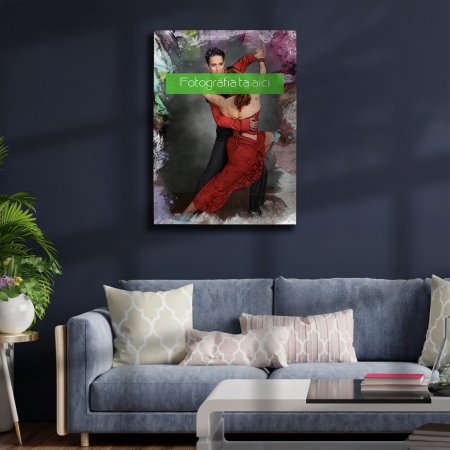 TABLOU CANVAS EFECT ACUARELĂ (dreptunghi model 5) [5]