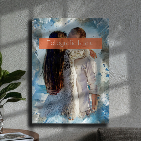 TABLOU CANVAS EFECT ACUARELĂ (dreptunghi model 9) [7]