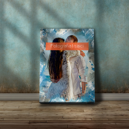 TABLOU CANVAS EFECT ACUARELĂ (dreptunghi model 9) [2]