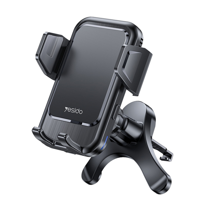 Car Holder with Wireless Charging (C312) - for Air Vent, Automatic Clip, Smart Induction, 15W, 4.7 - 6.8inch - Black [1]