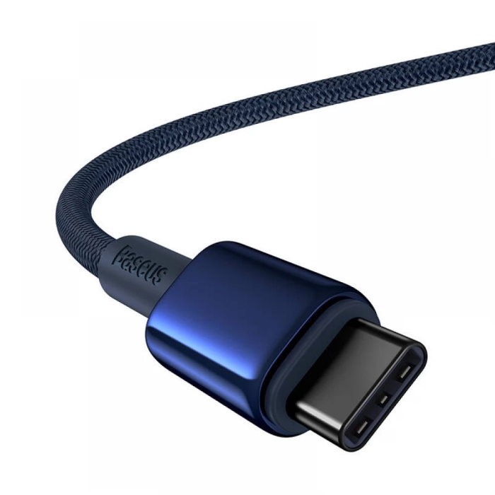Data Cable Tungsten Gold (P10319800321-03) - Type-C to Type-C, Super Fast Charge, 100W, 480Mbps, 1m - Navy Blue [2]