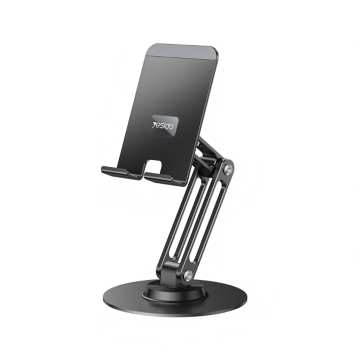 Desk Holder (C300) - for Phone, Tablet, Adjustable, Aluminum, 4.7 - 7.2" - Silver [1]