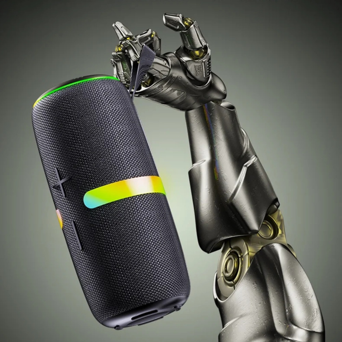 Yesido - Wireless Speaker (YSW22) - Bluetooth 5.3, TWS, RGB Lights, IPX6, Radio FM, TF, AUX, Type-C, 4500mAh, 30W - Black [5]