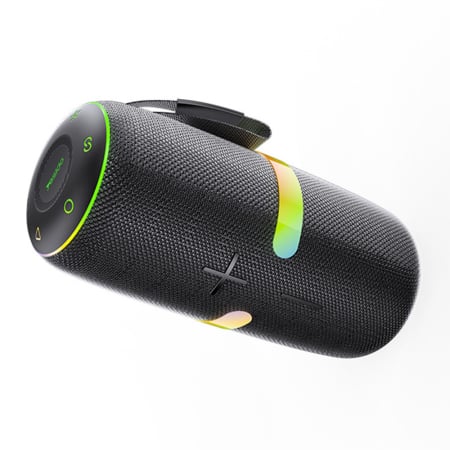 Boxe portabile - Yesido - Wireless Speaker (YSW22) - Bluetooth 5.3, TWS, RGB Lights, IPX6, Radio FM, TF, AUX, Type-C, 4500mAh, 30W - Black