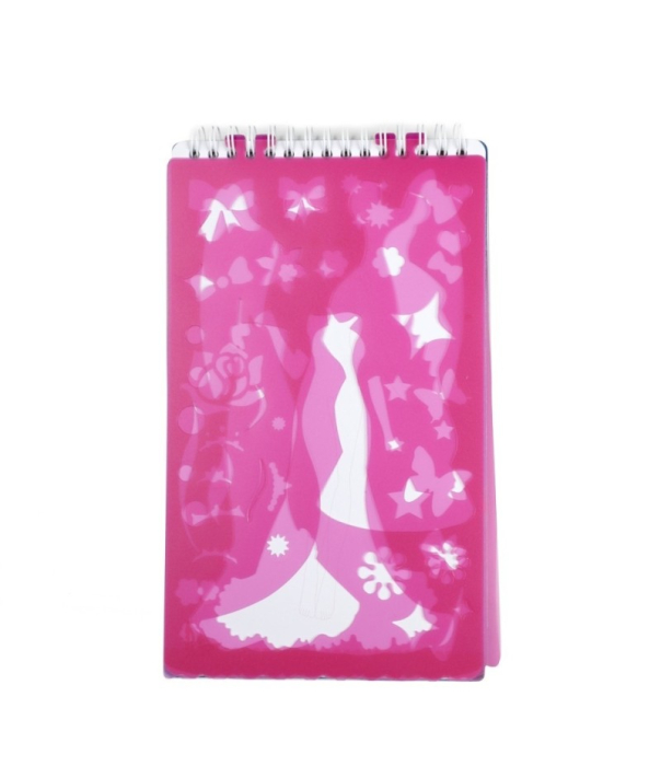 Caiet de schite cu autocolante- Top Designer, Regal 14x25cm. [4]