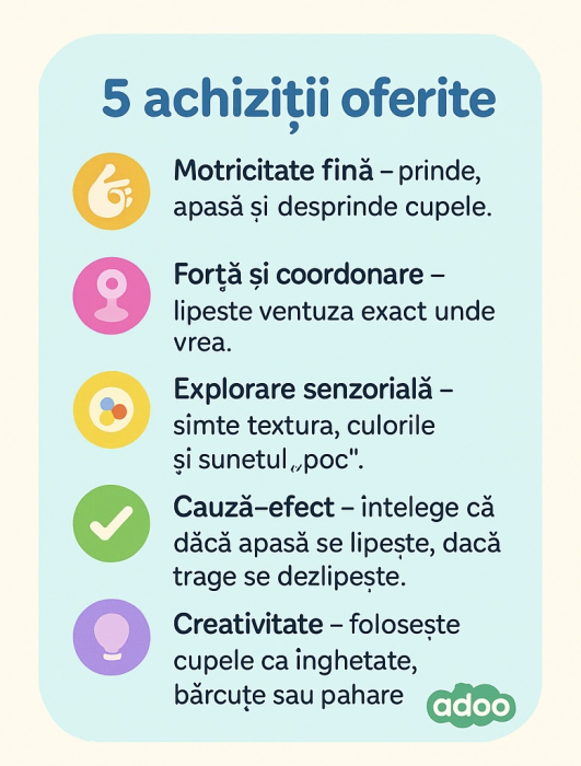 FAT BRAIN SET 6 CUPE DE SILICON COLORATE [2]