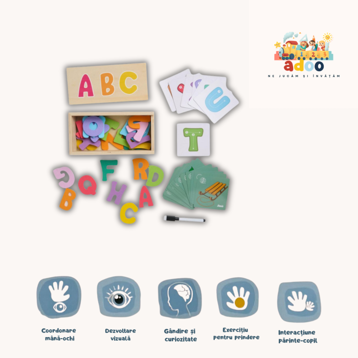 JOC DE POTRIVIRE CU LITERE, 54 DE PIESE [1]