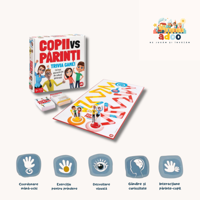 Joc de societate AS Games - Copii versus Parinti [1]