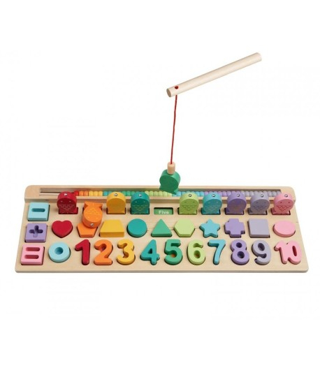 JOC PUZZLE DIN LEMN, 4 IN 1, 35 DE PIESE [4]