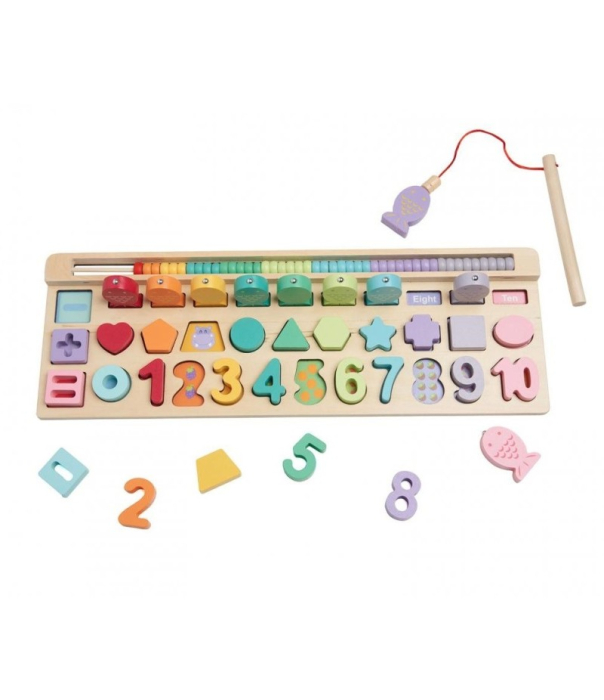 JOC PUZZLE DIN LEMN, 4 IN 1, 35 DE PIESE [5]