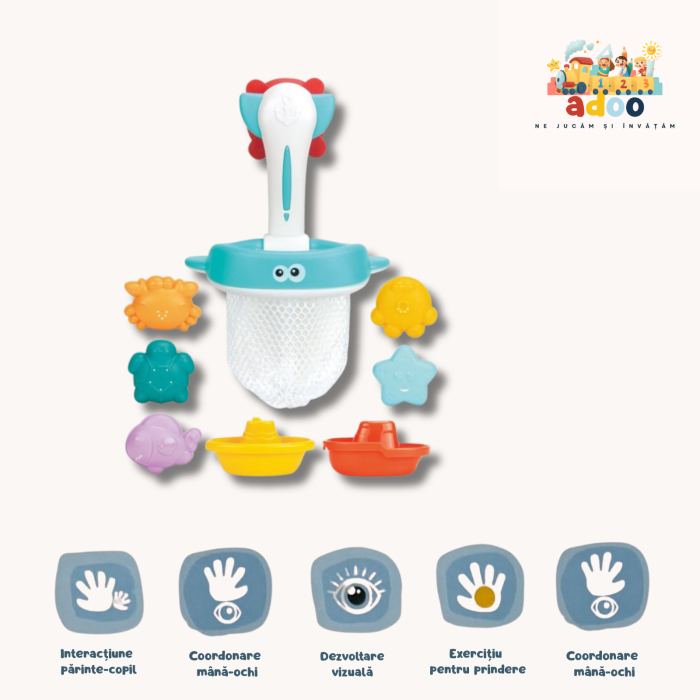 Jucarie de baie Huanger rechin 8 piese [1]