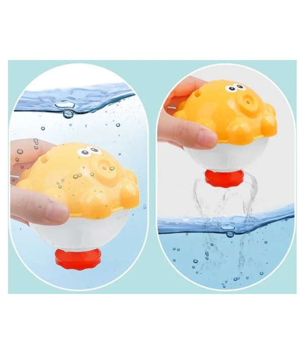 Jucarie de baie pentru bebelusi stropitoare, Galben [4]