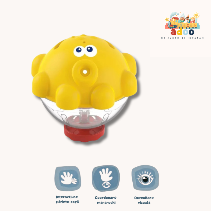 Jucarie de baie pentru bebelusi stropitoare, Galben [1]