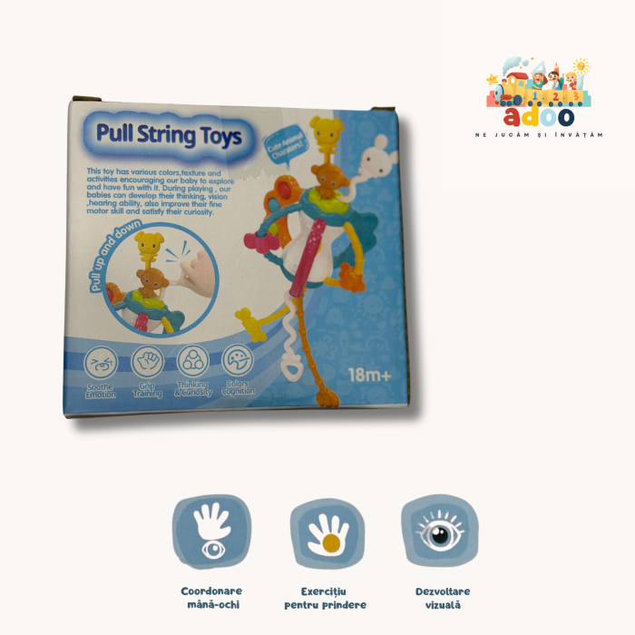 Jucărie de Tras pentru Dezvoltarea Motricității Fine [1]