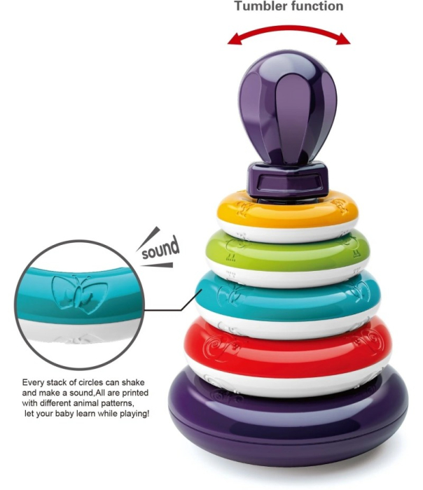 Jucarie educativa Hopa Mitica, pentru dezvoltarea atentiei si abilitatilor cognitive, 23 x 20 x 6 cm [4]