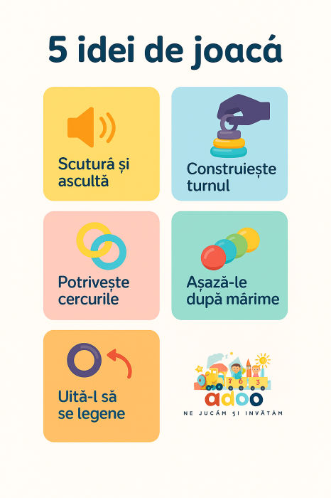Jucarie educativa Hopa Mitica, pentru dezvoltarea atentiei si abilitatilor cognitive, 23 x 20 x 6 cm [3]