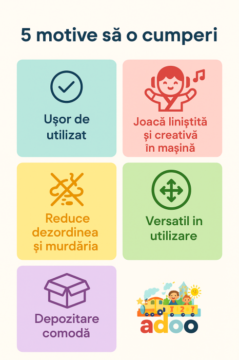 Masuta de calatorie pentru copii, U-Grow [3]