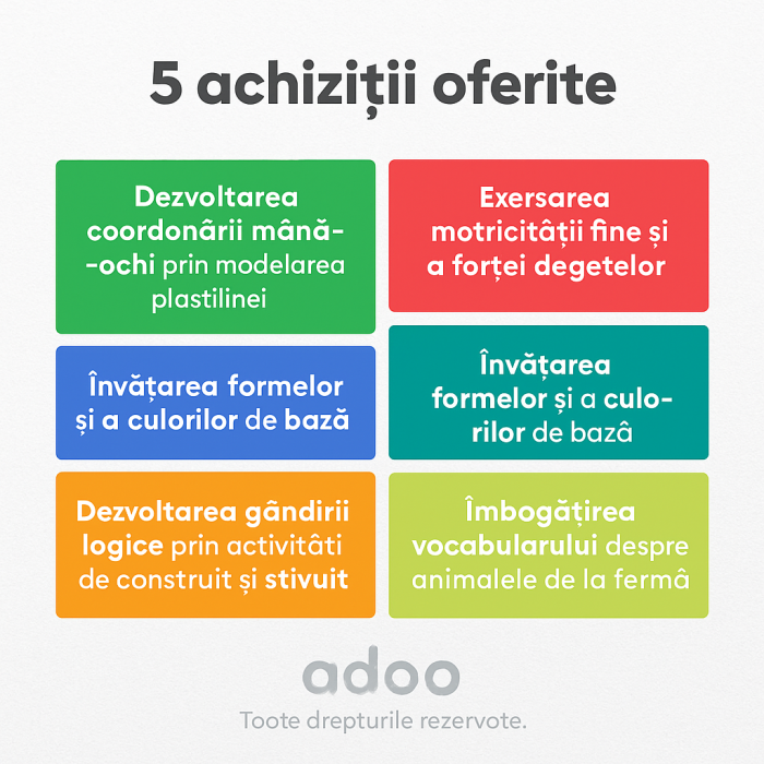 My first - Animale din plastilina de stivuit [2]