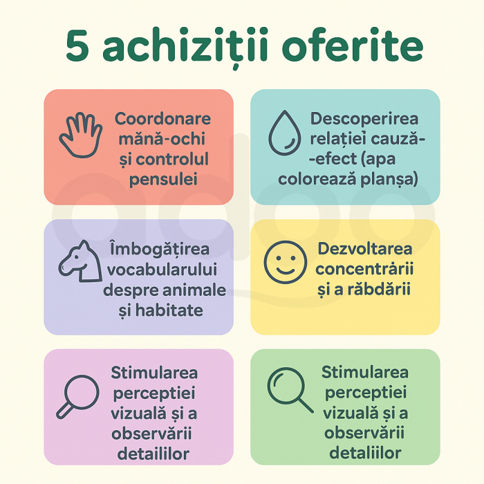 My first - Coloreaza cu apa animale ascunse [2]