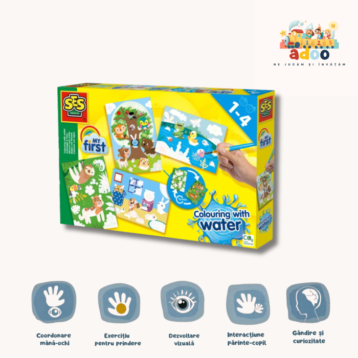 My first - Coloreaza cu apa animale ascunse [1]
