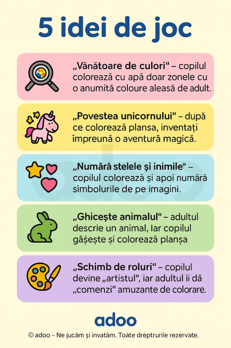 My first - Coloreaza cu apa animale fantasy [3]