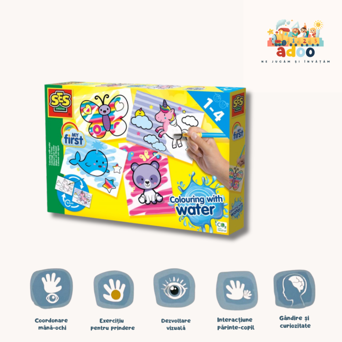 My first - Coloreaza cu apa animale fantasy [1]