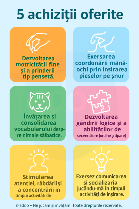 My first - Set de insirat animale din lemn [2]