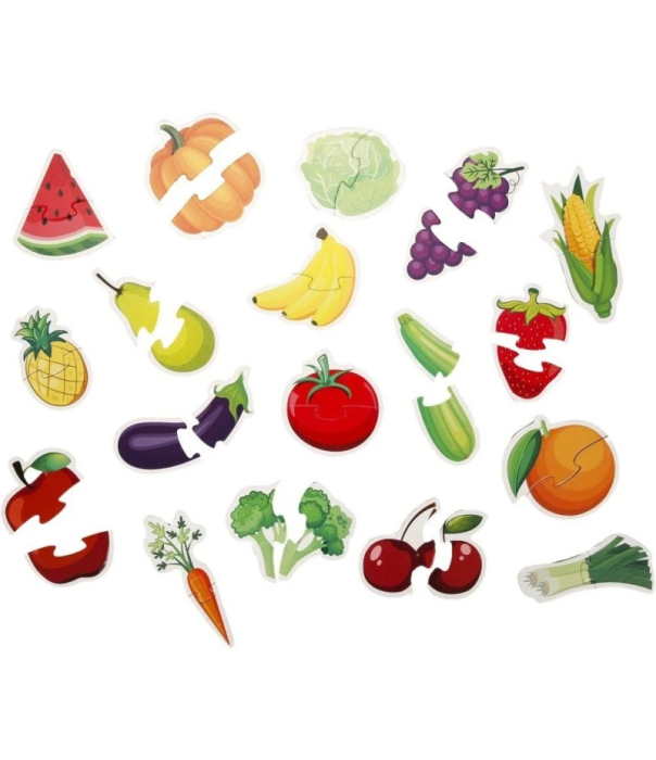Puzzle educational cu fructe si legume, Smile Games, 36 piese [4]